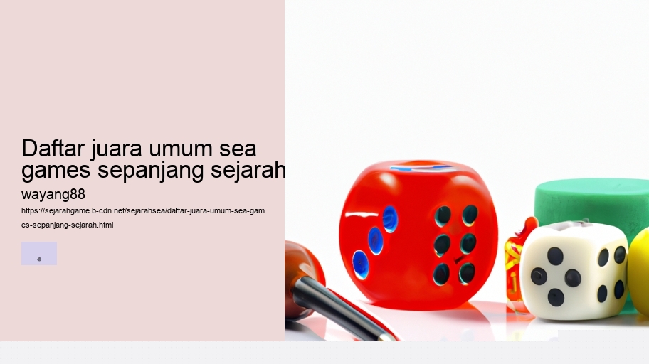 daftar juara umum sea games sepanjang sejarah