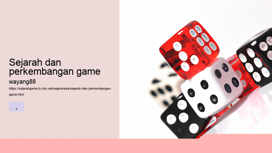 sejarah dan perkembangan game